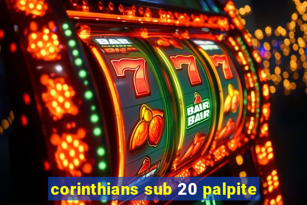 corinthians sub 20 palpite